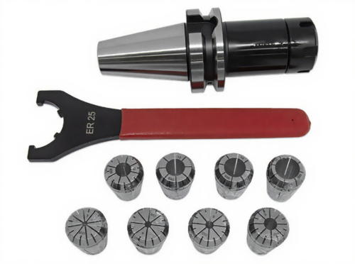 BT40-ER25-100 8PCS Патрон с набором цанг 8 шт (d3/4/5/8/10/12/14/16 мм)